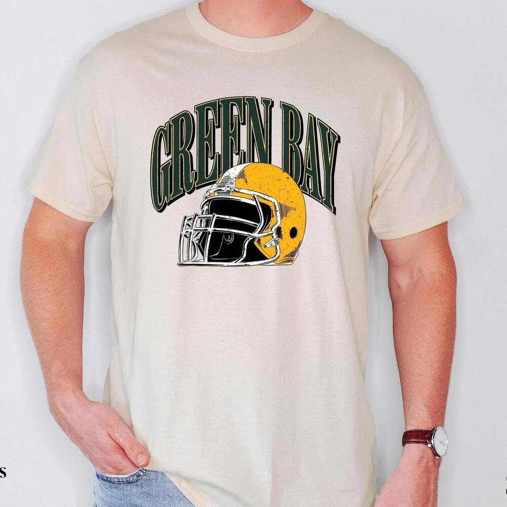Trendy Retro Green Bay Packers Football Softstyle Sports Gear Fan Gift Tee